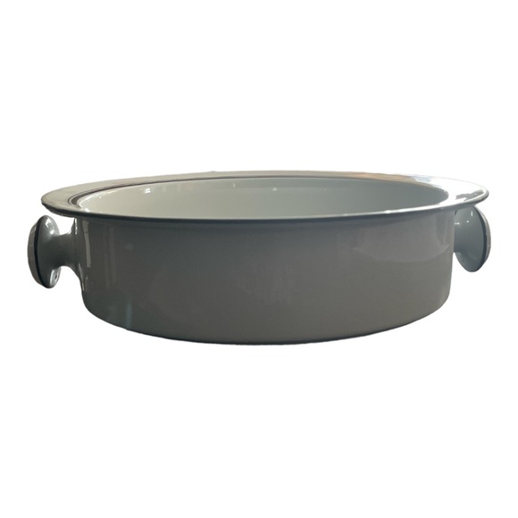 Dank Christianshavn Blue Round Serving Bowl With Handles 11 inches - Picture 8 of 8